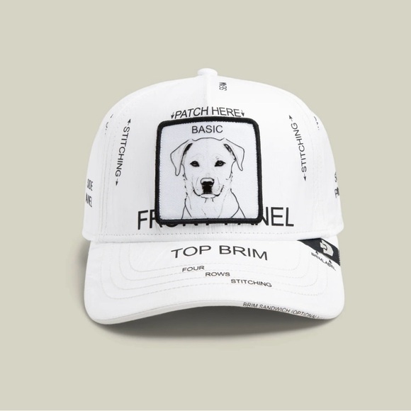 Goorin Brothers Other - Goorin Brothers K.I.S.S. BASIC. ClassicGround up Tech.White SnapBack Trucker hat